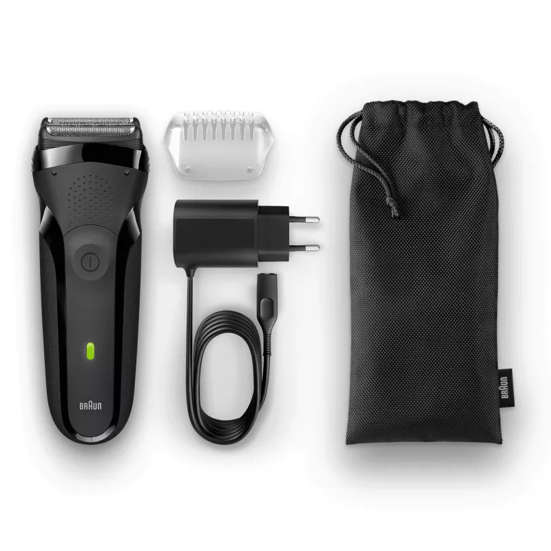 Braun Series 3 301s afeitadora de lámina recortadora negra