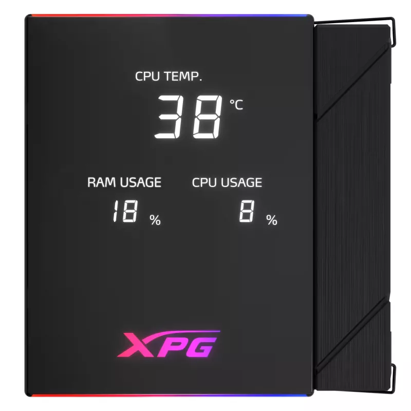 XPG MAESTRO PLUS 62DA disipador de CPU por aire, disipador de aire, 12 cm, negro