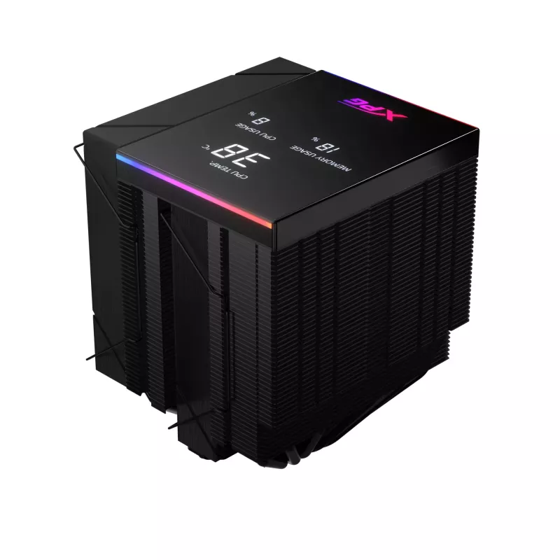XPG MAESTRO PLUS 62DA disipador de CPU por aire, disipador de aire, 12 cm, negro