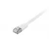 Equip Cat.6A U/FTP cable de parcheo plano, 0,5 m, blanco