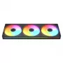 Cougar Unity360-FB Single-Frame 360 ARGB PWM Forward, 120mm×3, 700–2500 RPM, FDB, 5.4 mmH2O, negro