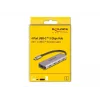 Hub USB DeLOCK 5 Gbps 4 puertos USB Type-C gris metal