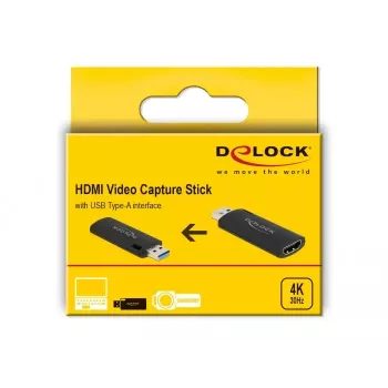 Capturadora de vídeo DeLOCK 88307 USB 2.0 3840 x 2160 píxeles