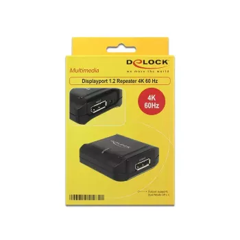 Delock DisplayPort 1.2 repetidor 4K 60 Hz, hasta 40 m