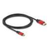 Cable DELOCK USB Type-C a DisplayPort 8K 30Hz HDR 2m rojo