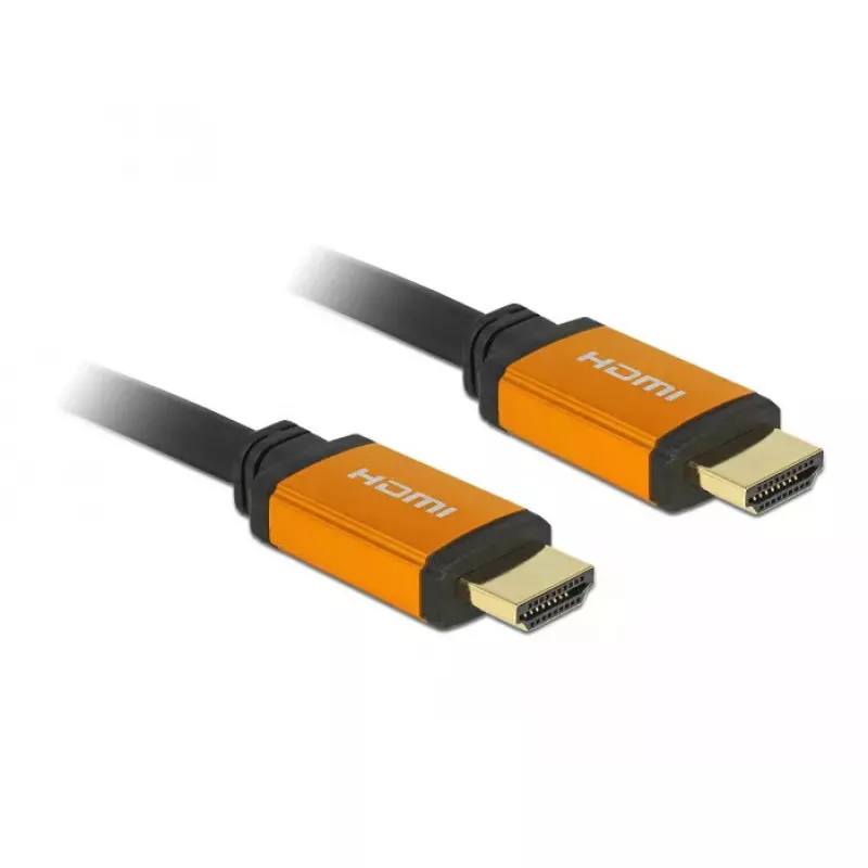 Cable HDMI DeLOCK 86987 3m HDMI Type-A estándar negro amarillo
