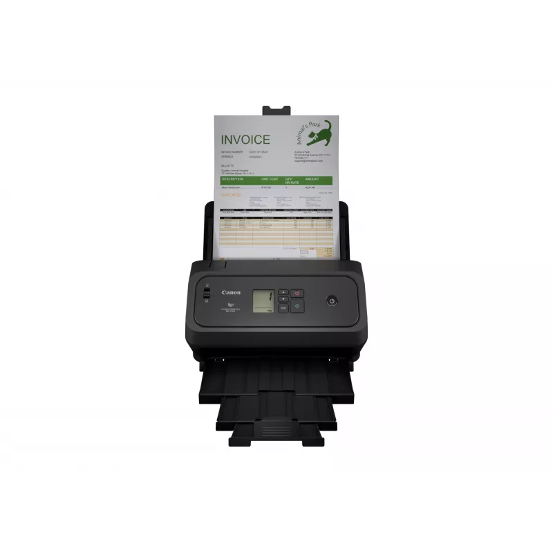 Escáner de documentos Canon imageFORMULA DR-C350 — ADF, dúplex, 100 IPM, hasta 1200 DPI, A4, USB, negro