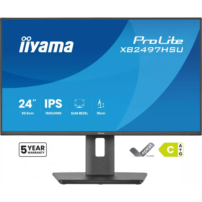 Monitor de ordenador iiyama ProLite XB2497HSU-B1 60,5 cm (23,8