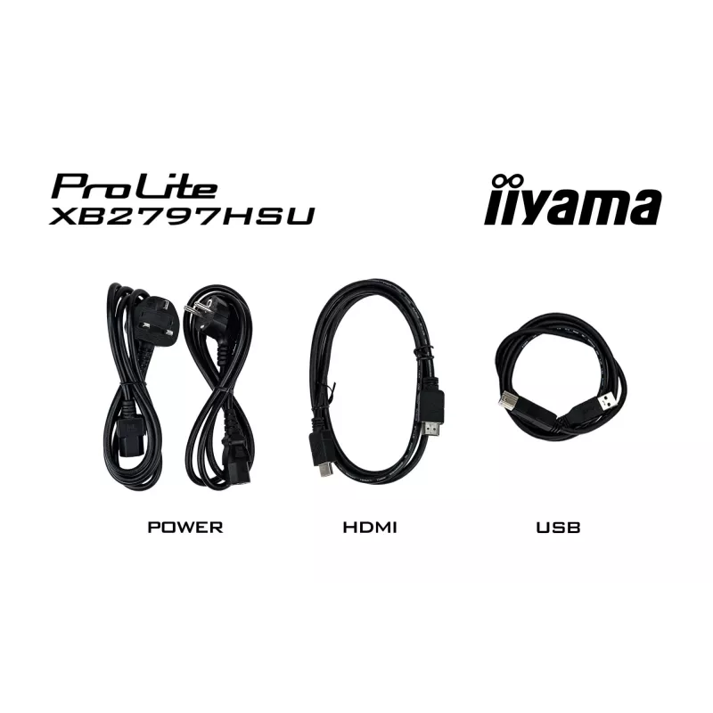 Monitor de ordenador iiyama ProLite XB2797HSU-B1 68,6 cm (27