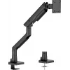 Soporte de mesa para monitor IIYAMA DS6001C-B1 para pantallas de 49 inch (124,5 cm), pinza/pasacables de mesa, VESA 75x75–100x100, regulable en altura, inclinable -60–50°, negro