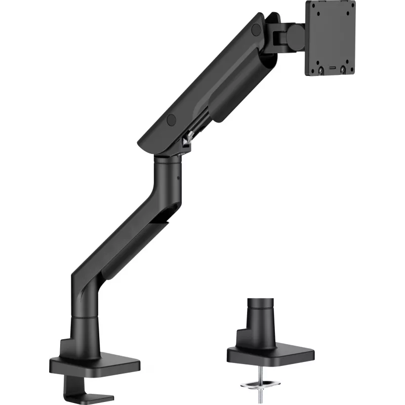 Soporte de mesa para monitor IIYAMA DS6001C-B1 para pantallas de 49 inch (124,5 cm), pinza/pasacables de mesa, VESA 75x75–100x100, regulable en altura, inclinable -60–50°, negro