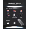 ICY BOX Adaptador USB Type-C a 3x HDMI, USB 3.2 Gen 2 (3.1 Gen 2) Type-C, HDMI, 10000 Mbit/s, 144 Hz, 3840 x 2160, 7680 x 4320, 7680 x 4320 píxeles