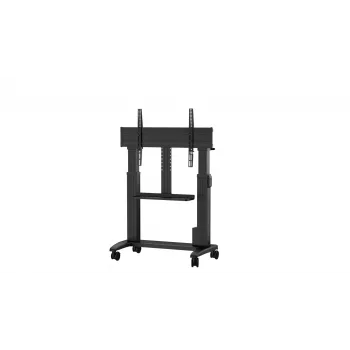 Base con ruedas Yealink MB-FS-Lift – soporte de suelo, negro, capacidad 87 kg, 600 × 1100 mm