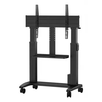 Base con ruedas Yealink MB-FS-Lift – soporte de suelo, negro, capacidad 87 kg, 600 × 1100 mm
