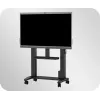 Base con ruedas Yealink MB-FS-Lift – soporte de suelo, negro, capacidad 87 kg, 600 × 1100 mm