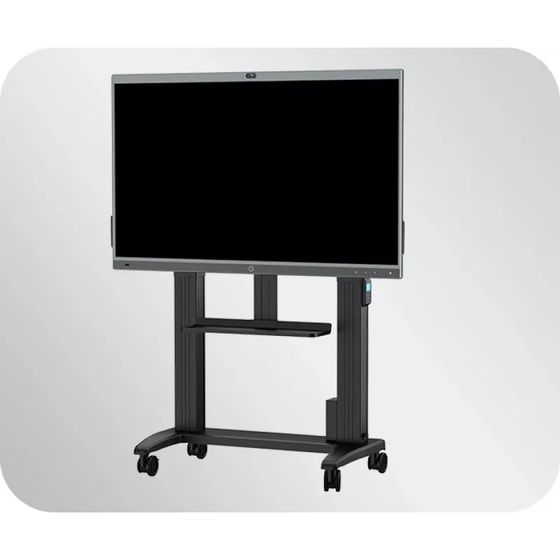 Base con ruedas Yealink MB-FS-Lift – soporte de suelo, negro, capacidad 87 kg, 600 × 1100 mm