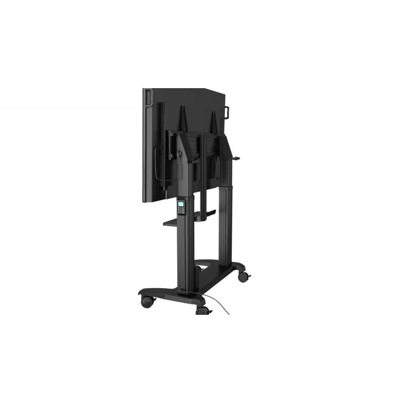Base con ruedas Yealink MB-FS-Lift – soporte de suelo, negro, capacidad 87 kg, 600 × 1100 mm