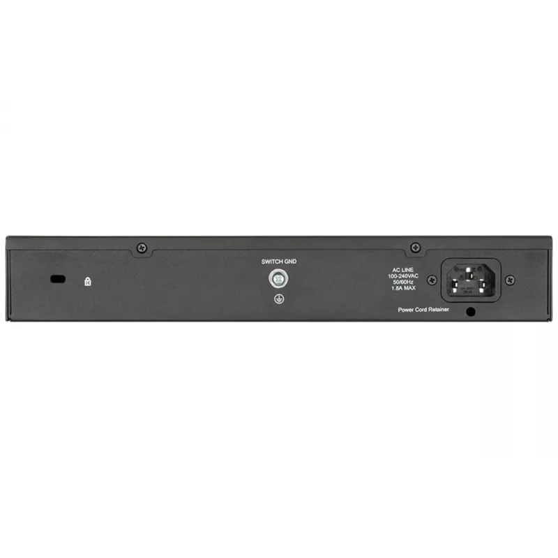 D-Link DGS-1100-18PV2 Switch de red gestionado L2 Gigabit Ethernet (10/100/1000) Power over Ethernet (PoE) 1U negro