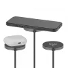 Cargador inalámbrico CLUB3D CAC-3027 Qi2 25W base magnética compatible con MagSafe, cargador DC para interiores, cable de 1 m, negro
