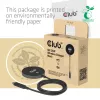 Cargador inalámbrico CLUB3D CAC-3027 Qi2 25W base magnética compatible con MagSafe, cargador DC para interiores, cable de 1 m, negro