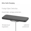 Cargador inalámbrico club 3d CAC-3026 25W Qi2 base magnética, compatible con Qi 2.2 MagSafe, cable de 1 m, blanco