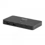 Switch KVM club 3d Dual USB-C a HDMI, 2 puertos, 4K UHD 3840x2160, consola USB-C, 65W PD, negro
