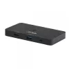 Switch KVM club 3d Dual USB-C a HDMI, 2 puertos, 4K UHD 3840x2160, consola USB-C, 65W PD, negro