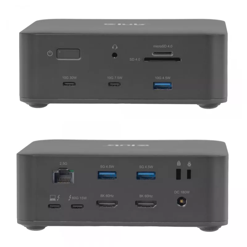 Docking station CLUB3D CSV-2562 Thunderbolt 5, SSD M.2, 2×HDMI 8K60Hz, 180W, 120 Gbit/s