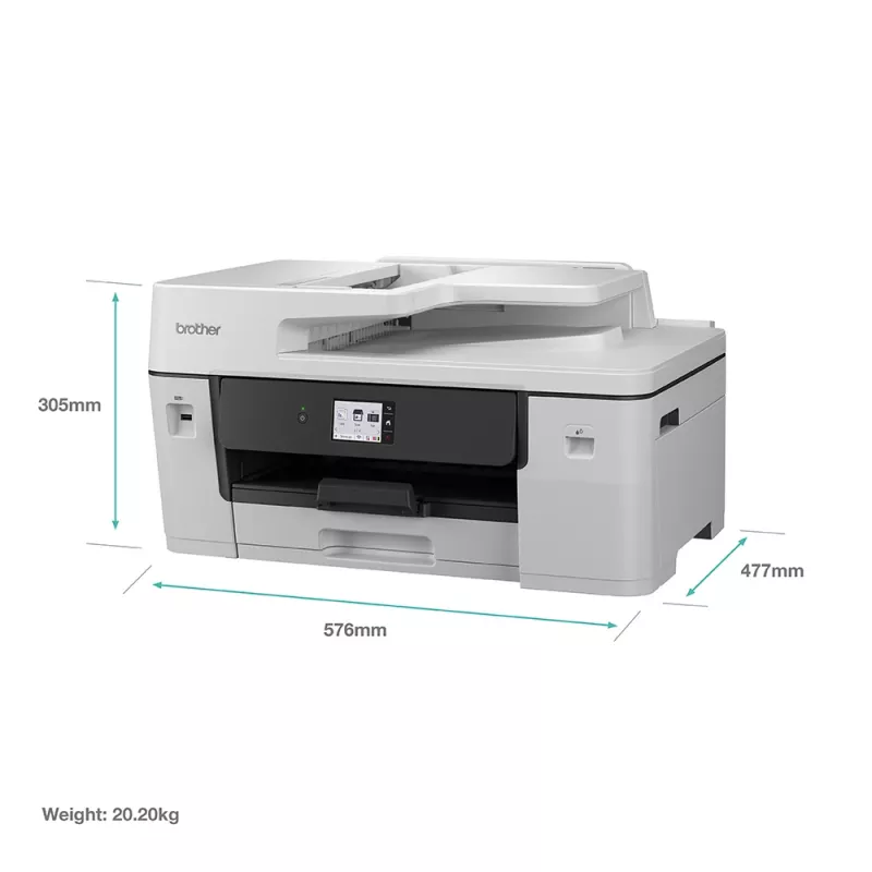 Impresora multifunción de inyección de tinta Brother MFC-J6760DW — A3, 1200 x 4800 DPI, 31 páginas/min., WLAN, Ethernet