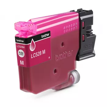 Cartucho de tinta Brother LC528M original magenta, pack individual, rendimiento 5000 páginas