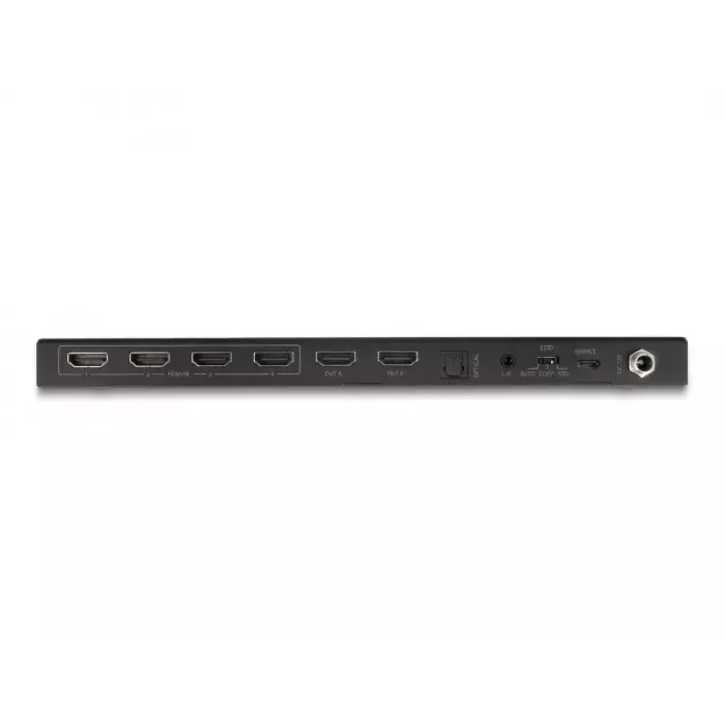 DeLOCK Switch matriz HDMI 4 x HDMI entrada a 2 x HDMI salida 4K 60 Hz