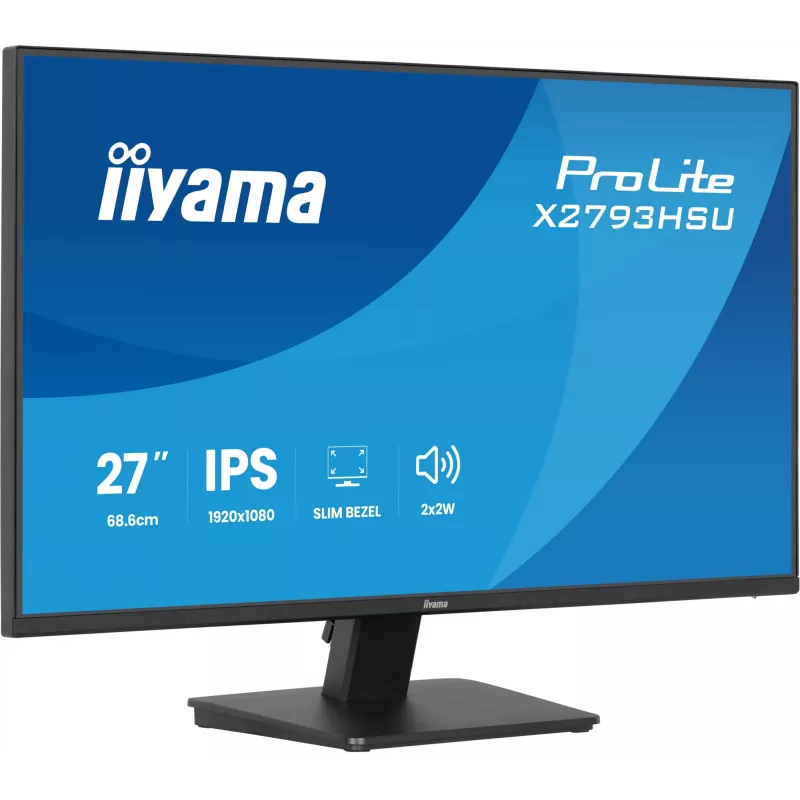 iiyama ProLite X2793HSU-B1 monitor de ordenador 68,6 cm (27 inch) 1920 x 1080 píxeles Full HD LED negro