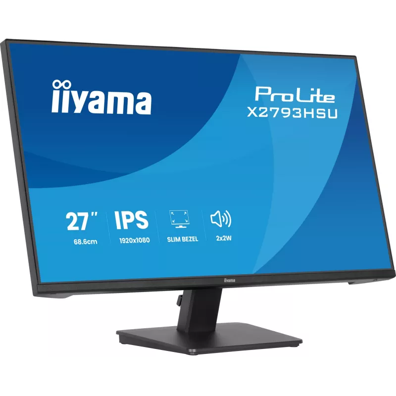 iiyama ProLite X2793HSU-B1 monitor de ordenador 68,6 cm (27 inch) 1920 x 1080 píxeles Full HD LED negro