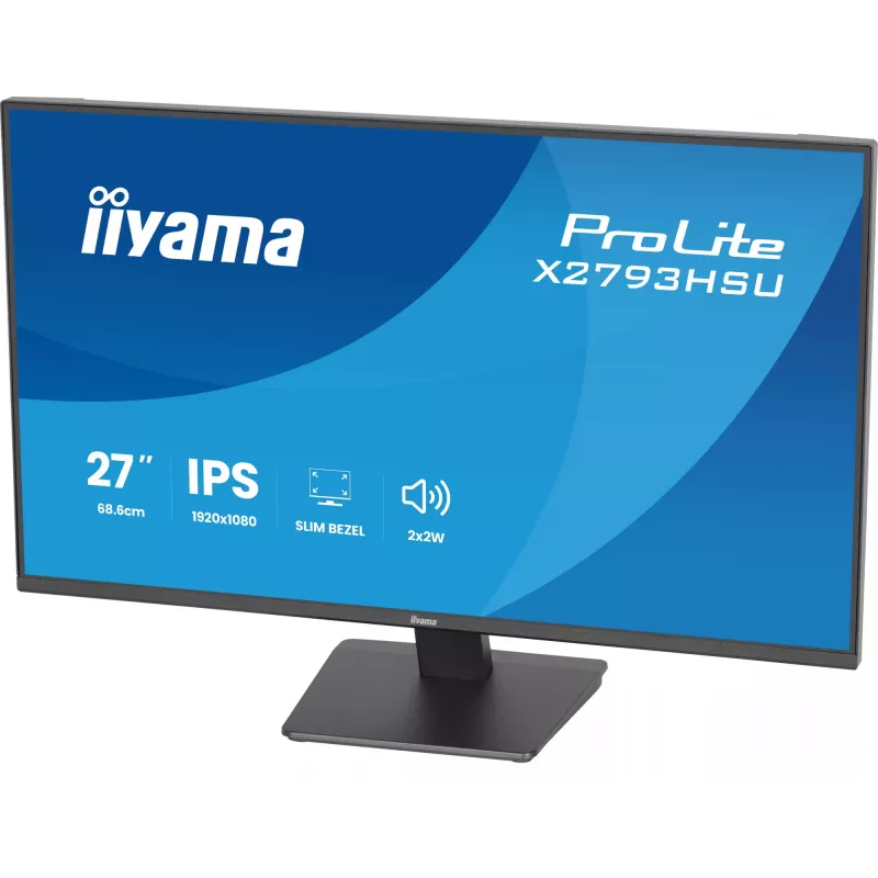 iiyama ProLite X2793HSU-B1 monitor de ordenador 68,6 cm (27 inch) 1920 x 1080 píxeles Full HD LED negro