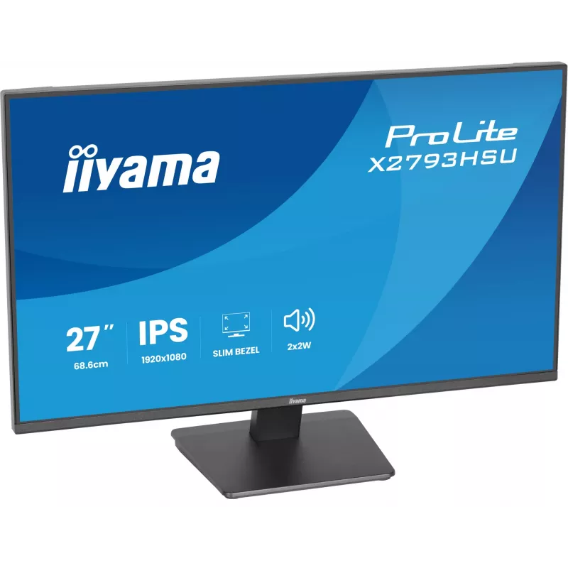 iiyama ProLite X2793HSU-B1 monitor de ordenador 68,6 cm (27 inch) 1920 x 1080 píxeles Full HD LED negro