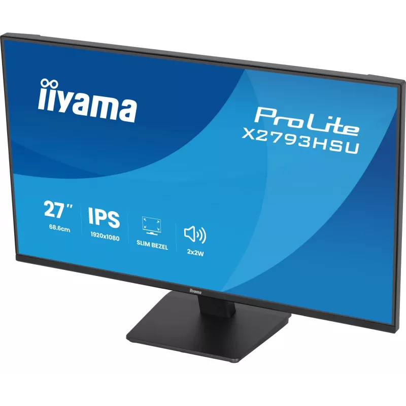 iiyama ProLite X2793HSU-B1 monitor de ordenador 68,6 cm (27 inch) 1920 x 1080 píxeles Full HD LED negro