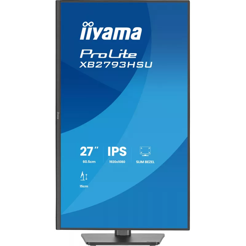 iiyama ProLite XB2793HSU-B1 monitor de ordenador 68,6 cm (27 inch) 1920 x 1080 píxeles Full HD LED negro