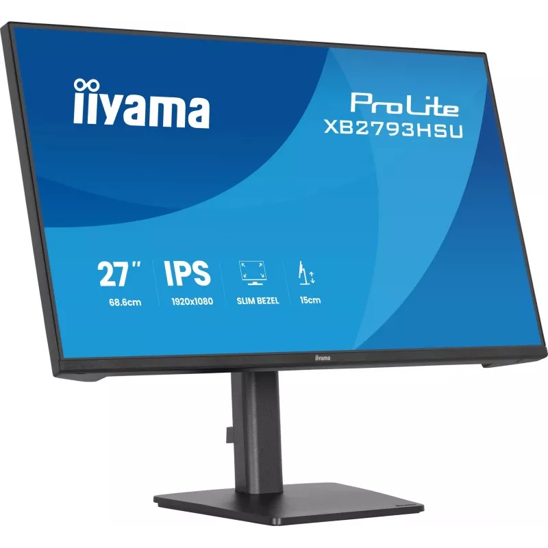 iiyama ProLite XB2793HSU-B1 monitor de ordenador 68,6 cm (27 inch) 1920 x 1080 píxeles Full HD LED negro