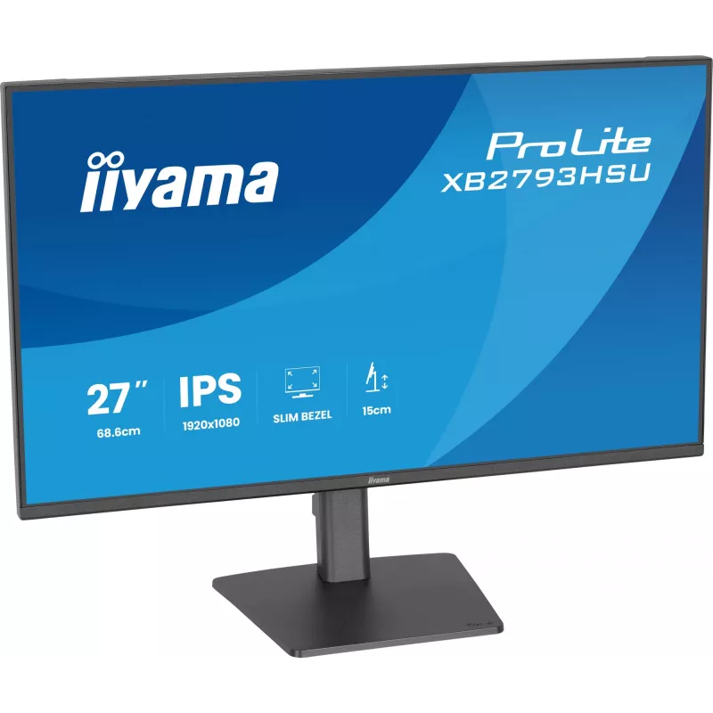 iiyama ProLite XB2793HSU-B1 monitor de ordenador 68,6 cm (27 inch) 1920 x 1080 píxeles Full HD LED negro