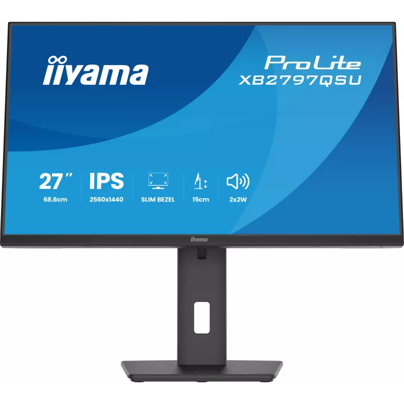 iiyama ProLite XB2797QSU-B1 monitor de ordenador 68,6 cm (27 inch) 2560 x 1440 píxeles Quad HD LED negro