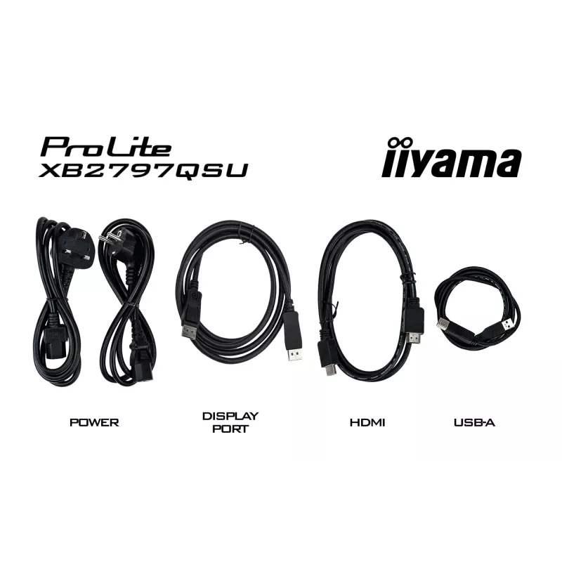 iiyama ProLite XB2797QSU-B1 monitor de ordenador 68,6 cm (27 inch) 2560 x 1440 píxeles Quad HD LED negro
