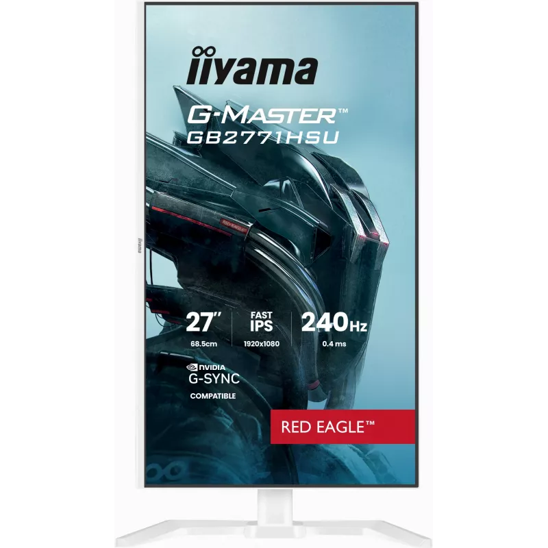 Monitor gaming IIYAMA GB2771HSU-W1 27 inch (68,6 cm) Full HD – HDMI, DisplayPort, USB – blanco