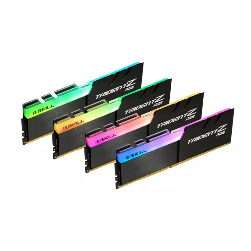 DIMM 32 GB DDR4-4000 (4x 8 GB) Quad-Kit (negro, F4-4000C18Q-32GTZRB, Trident Z RGB, INTEL XMP)