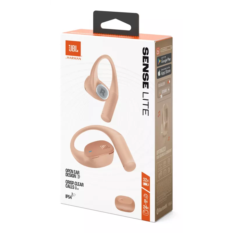 JBL Sense Lite auriculares inalámbricos de gancho llamadas/música Bluetooth beige