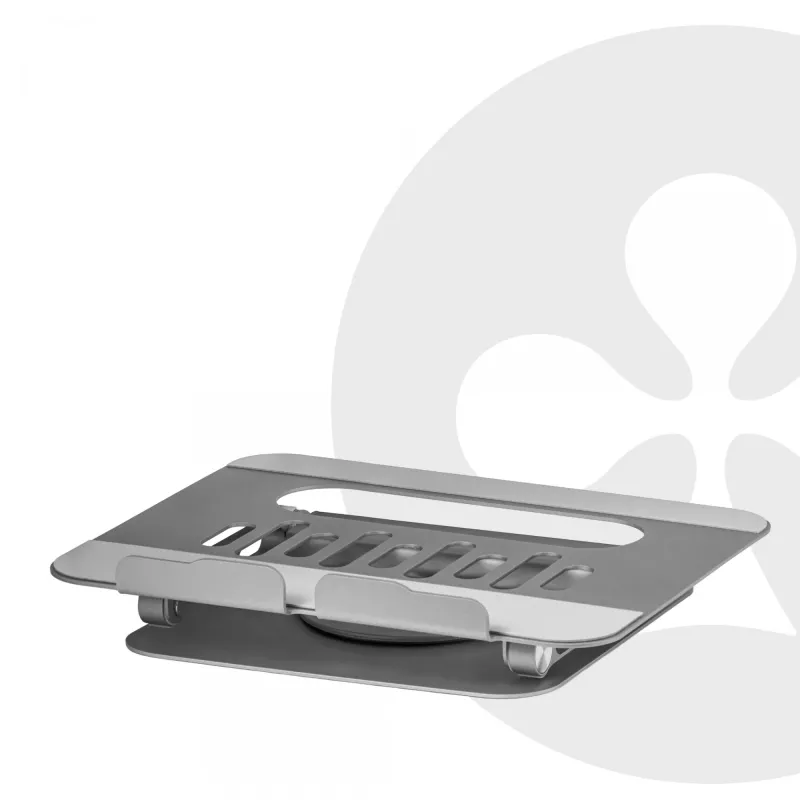 CLUB3D soporte ajustable de aluminio para portátil con concentrador USB-C®, gris, 260 mm, 224 mm, 56 mm, 1,76 kg, 315 mm