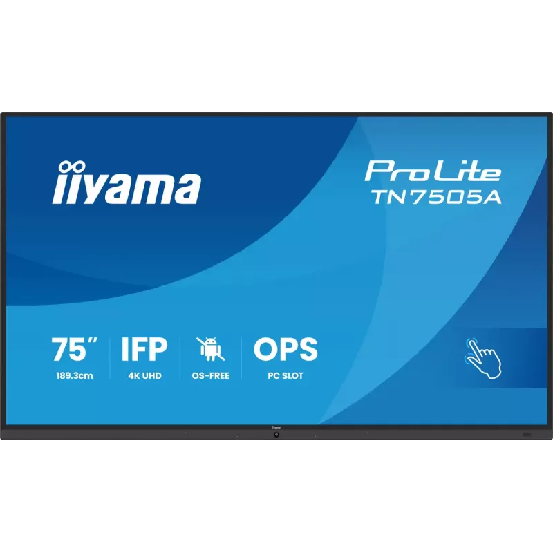 iiyama TN7505A-B1AG pantalla de señalización pantalla plana interactiva 189,3 cm (74,5