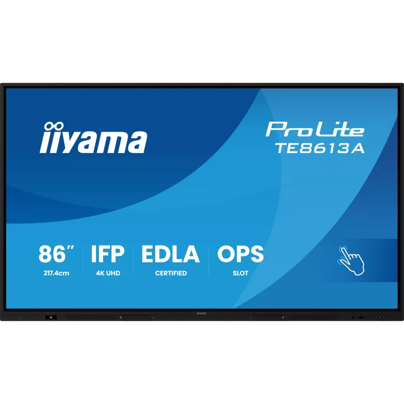 Pantalla plana interactiva IIYAMA TE8613A-B2AG 85,6