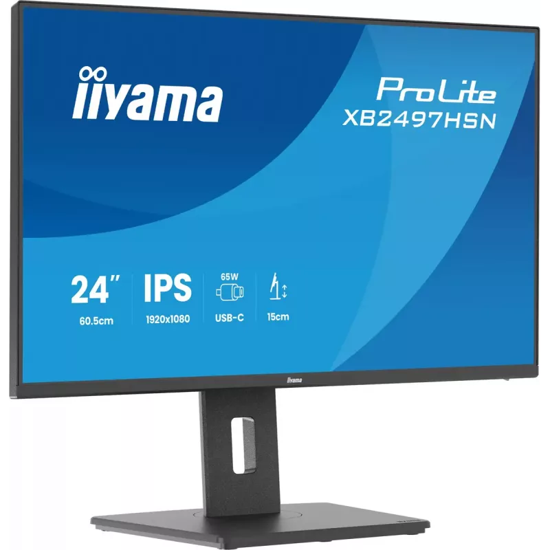 iiyama ProLite XB2497HSN-B1 monitor de ordenador 60,5 cm (23,8 inch) 1920 x 1080 píxeles Full HD LED negro