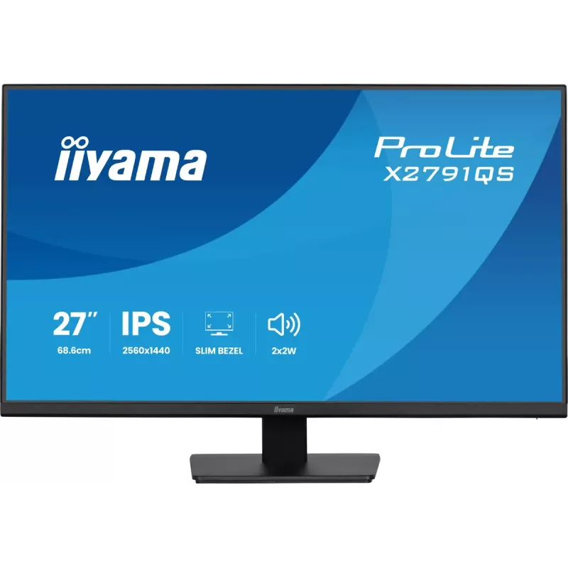 iiyama ProLite X2791QS-B1 monitor de ordenador 68,6 cm (27 inch) 2560 x 1440 píxeles Quad HD LED negro