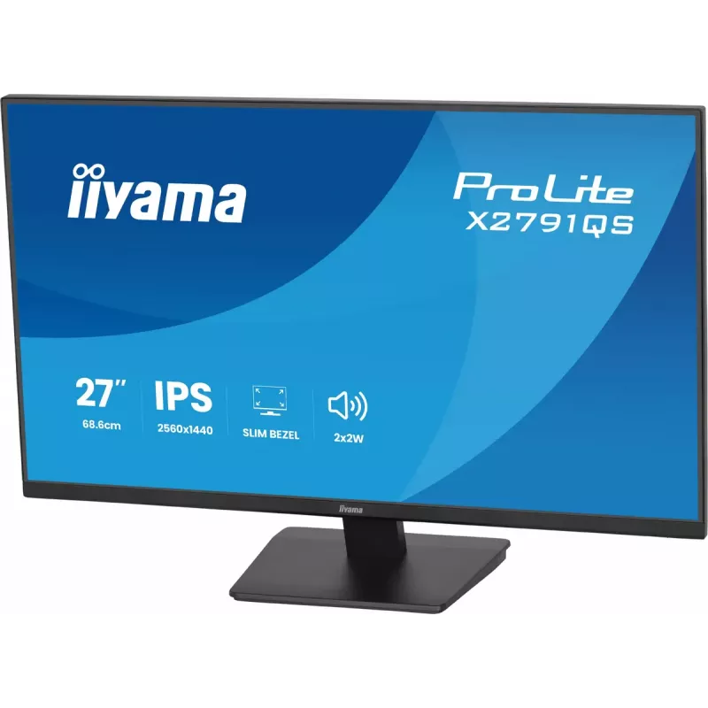 iiyama ProLite X2791QS-B1 monitor de ordenador 68,6 cm (27 inch) 2560 x 1440 píxeles Quad HD LED negro